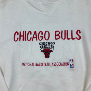 90s embroidered Bulls Crewneck