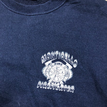 Load image into Gallery viewer, Vintage front and back fire fighter Crewneck