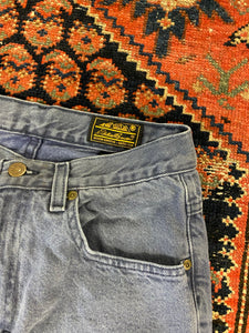 Vintage Purple/Clay Coloured High Waisted Denim Jeans - 28in