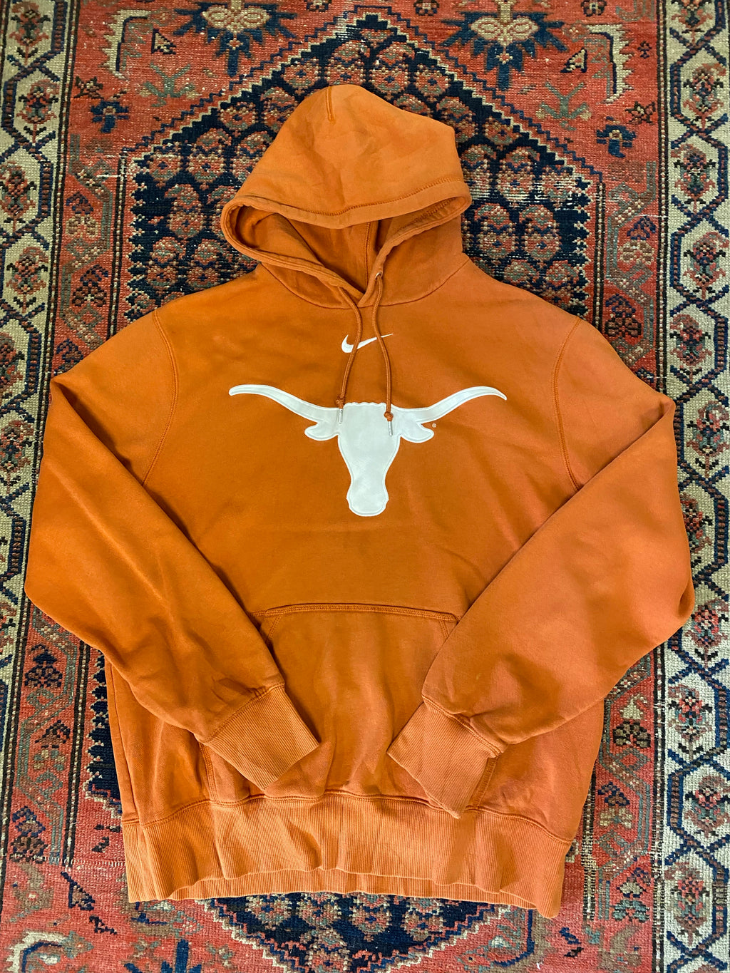 90s Middle Swish Texas Nike Hoodie - L