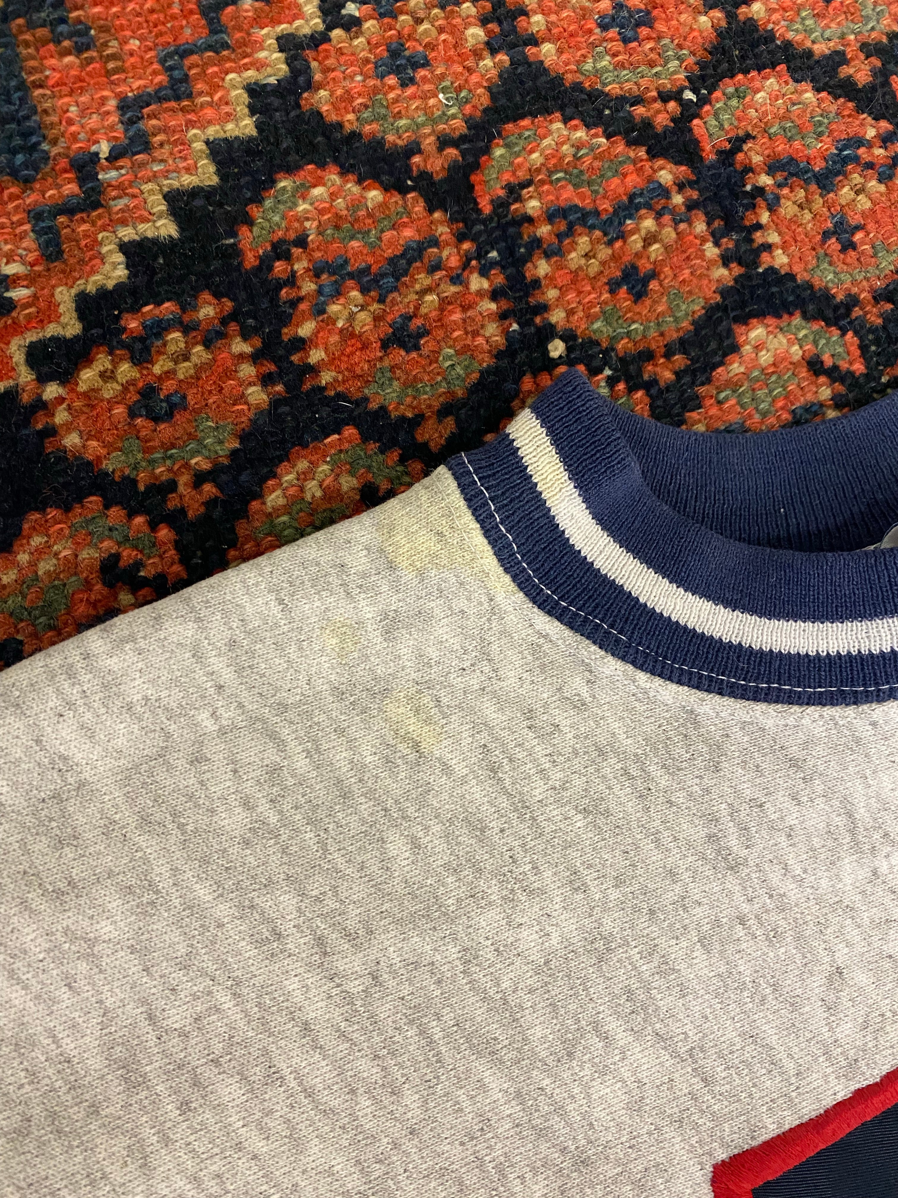 Vintage Ribbed University Crewneck - M