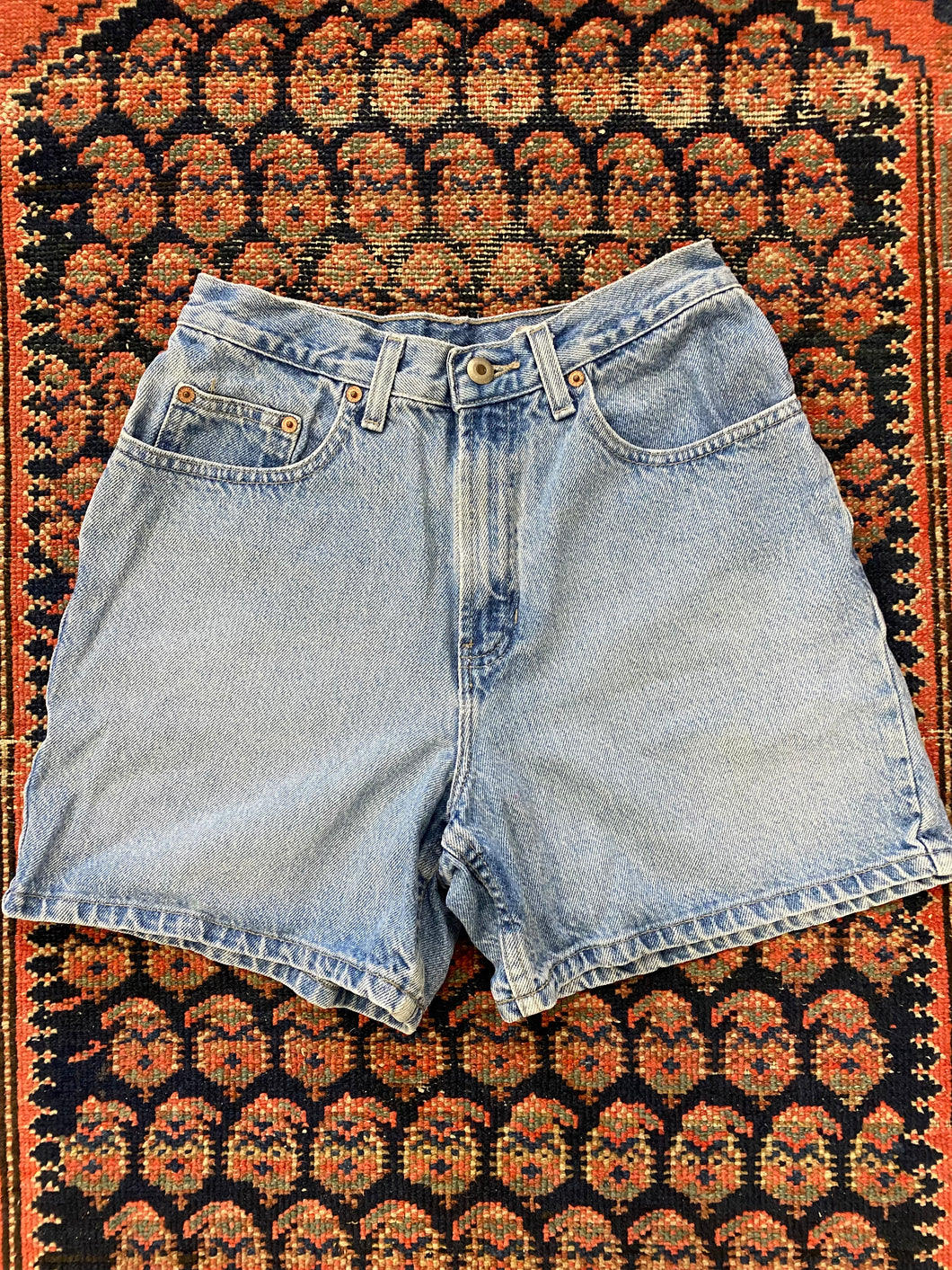 Vintage High Waisted Denim Shorts - 26IN/W