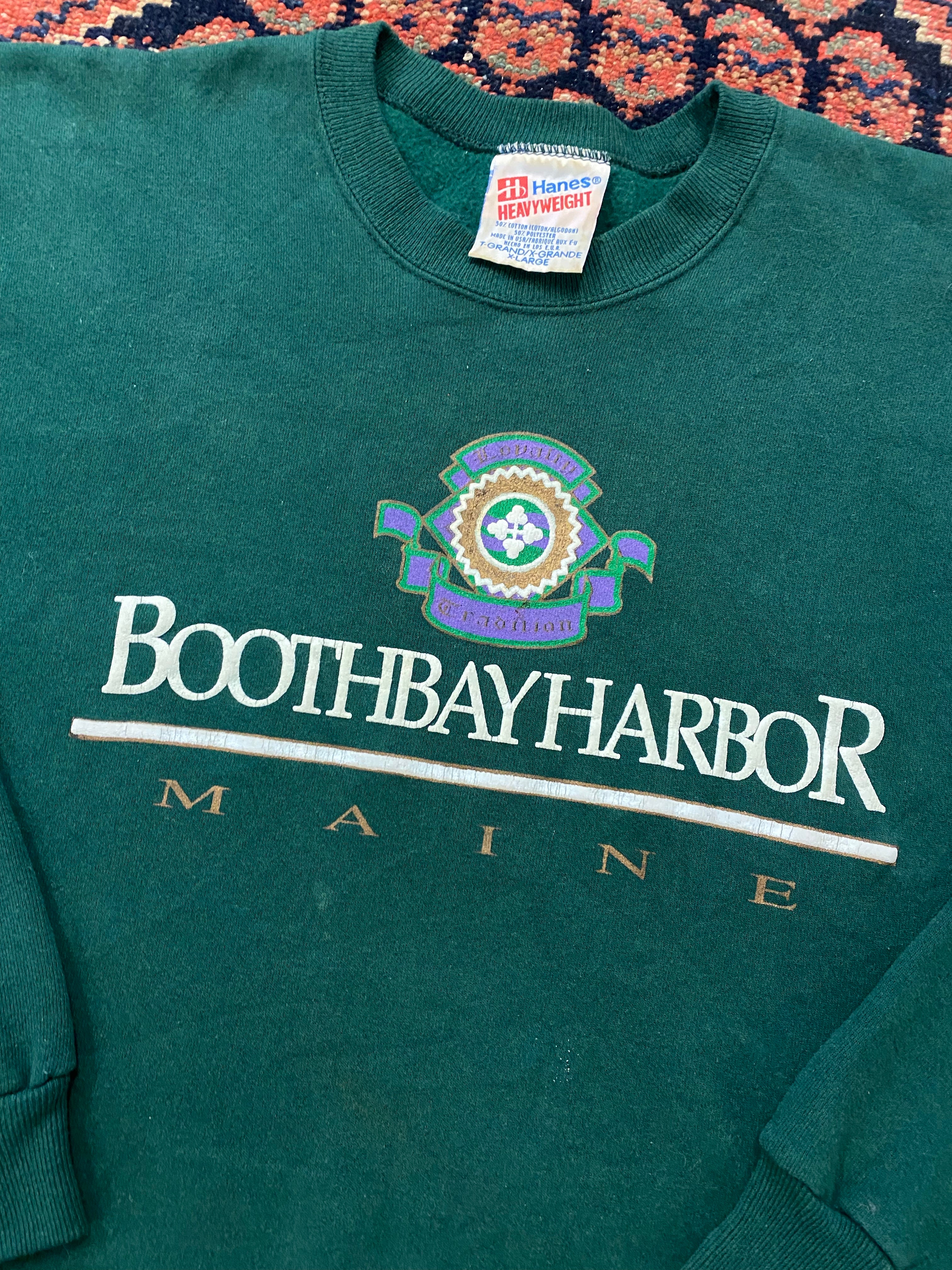 Vintage BoothBayHarbour Crewneck - L