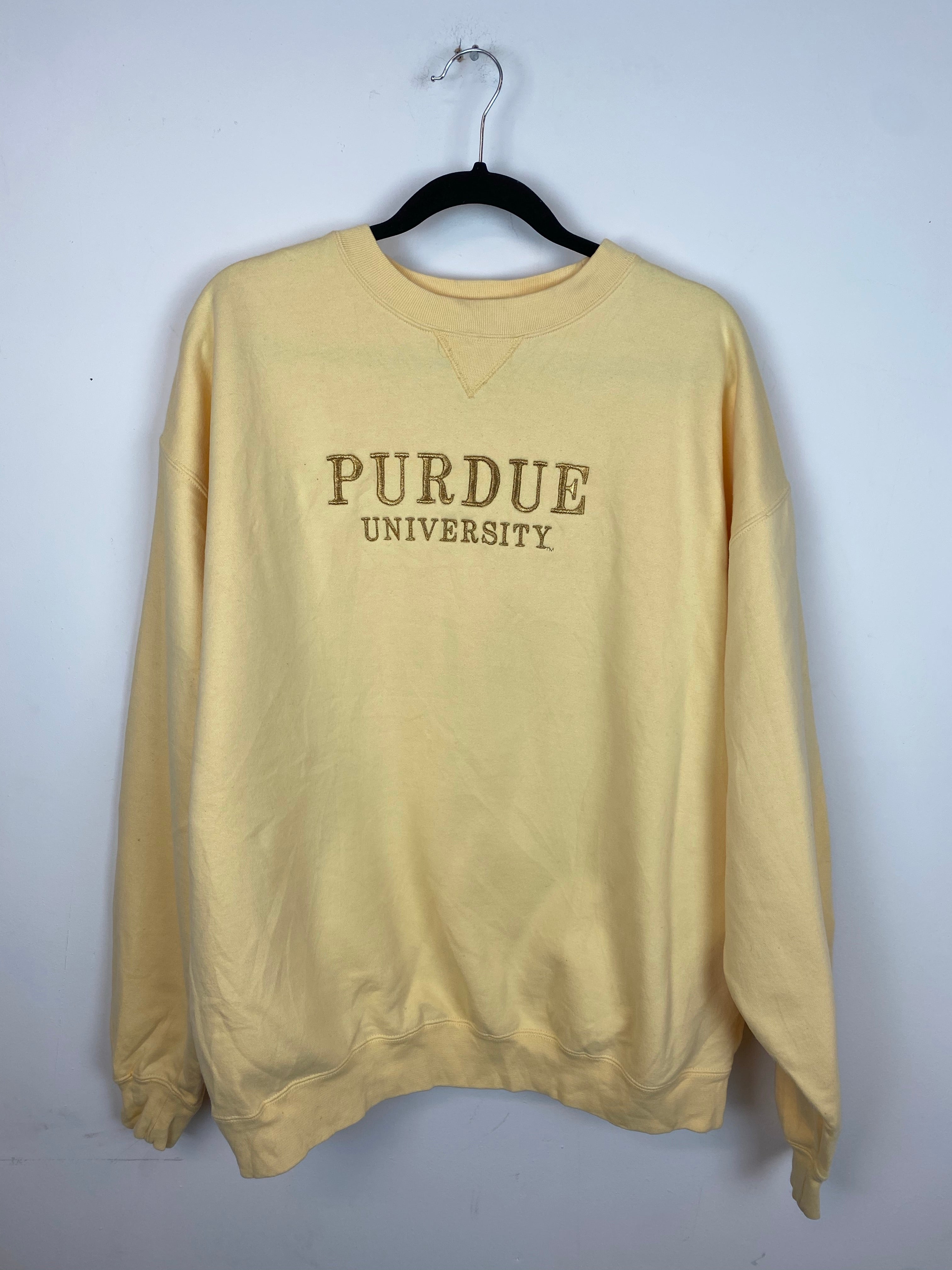 Vintage embroidered Purdue university crewneck - M/L