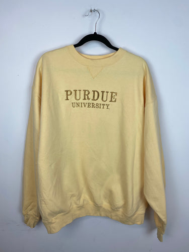 Vintage embroidered Purdue university crewneck - M/L