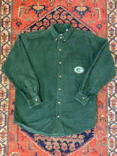 Load image into Gallery viewer, Vintage Corduroy Green Bay Packers Button Up - L