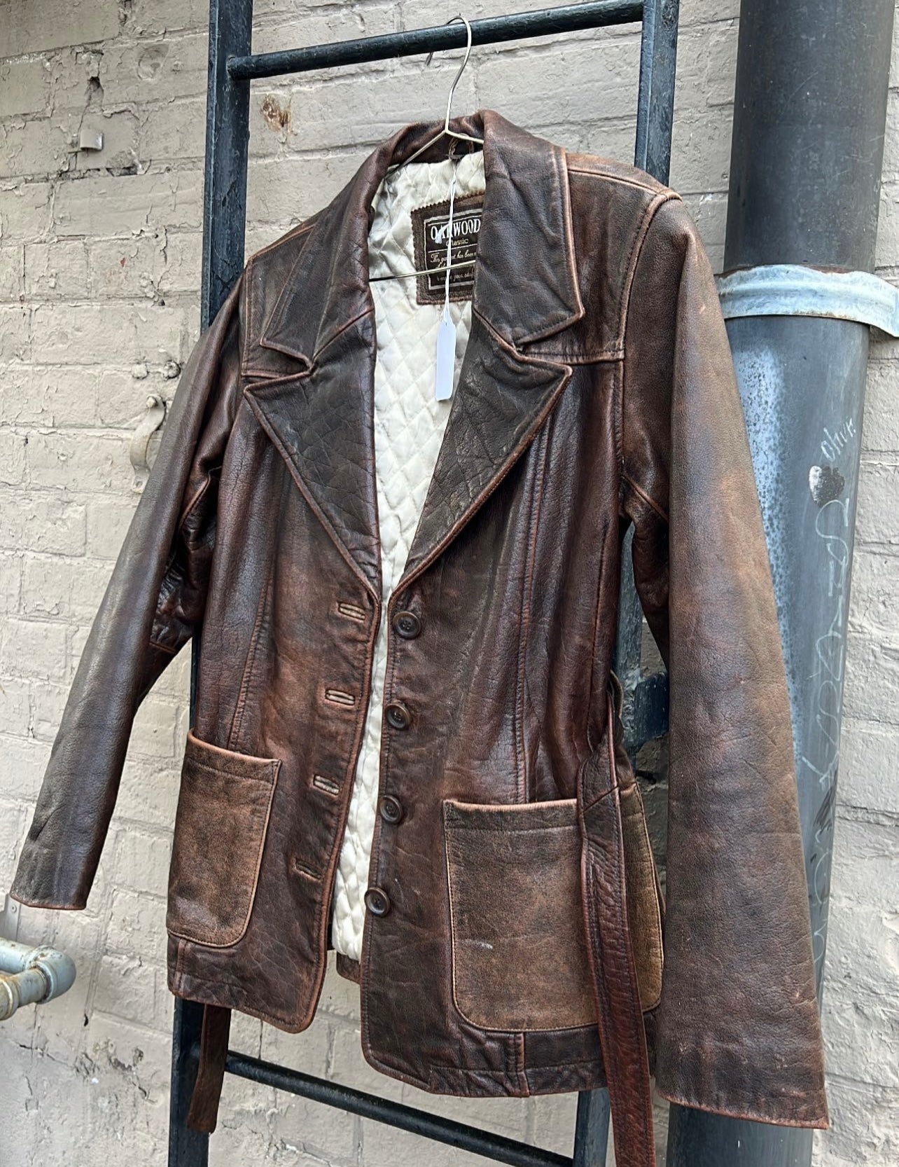Vintage leather jacket