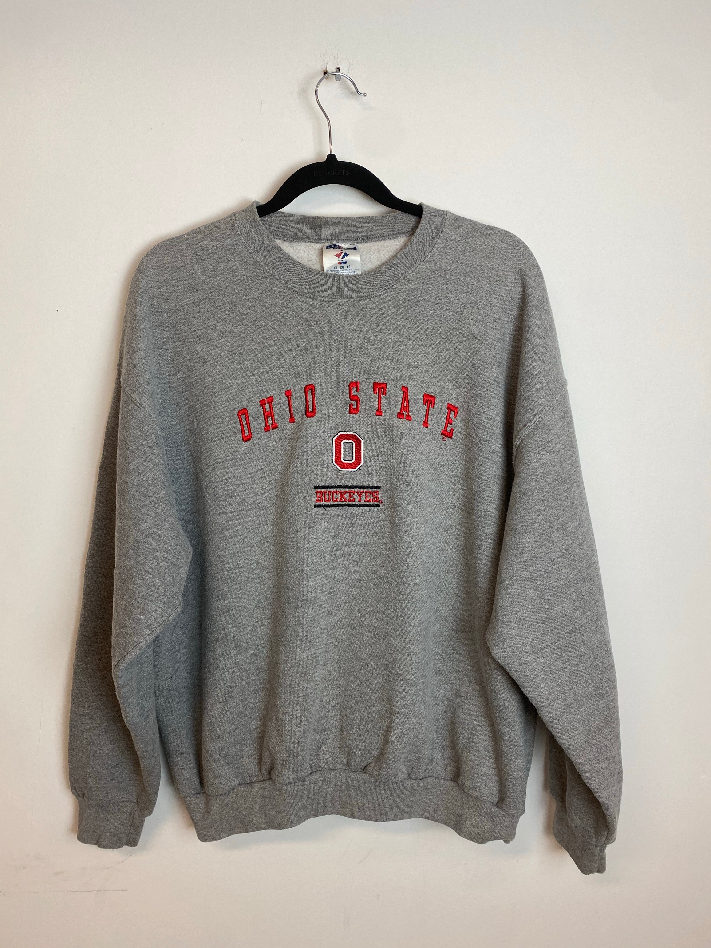 Vintage Embroidered Ohio State University Crewneck - M/L