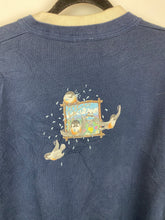 Load image into Gallery viewer, Vintage front and back bird bath crewneck