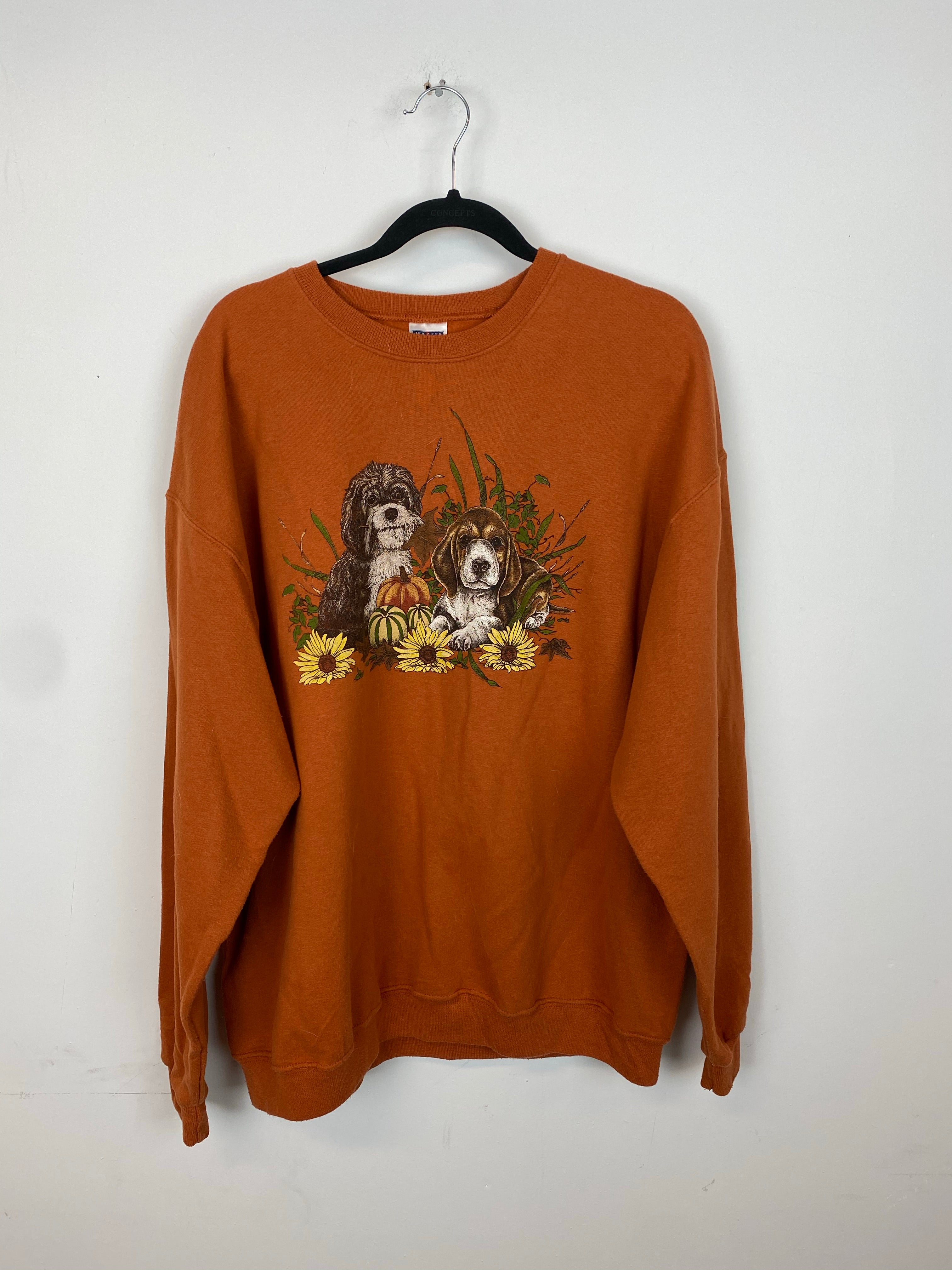 Vintage dog crewneck - M