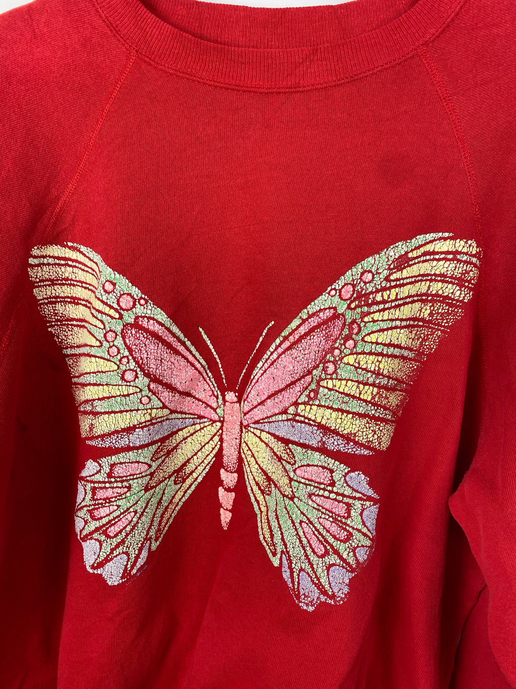 80s butterfly crewneck