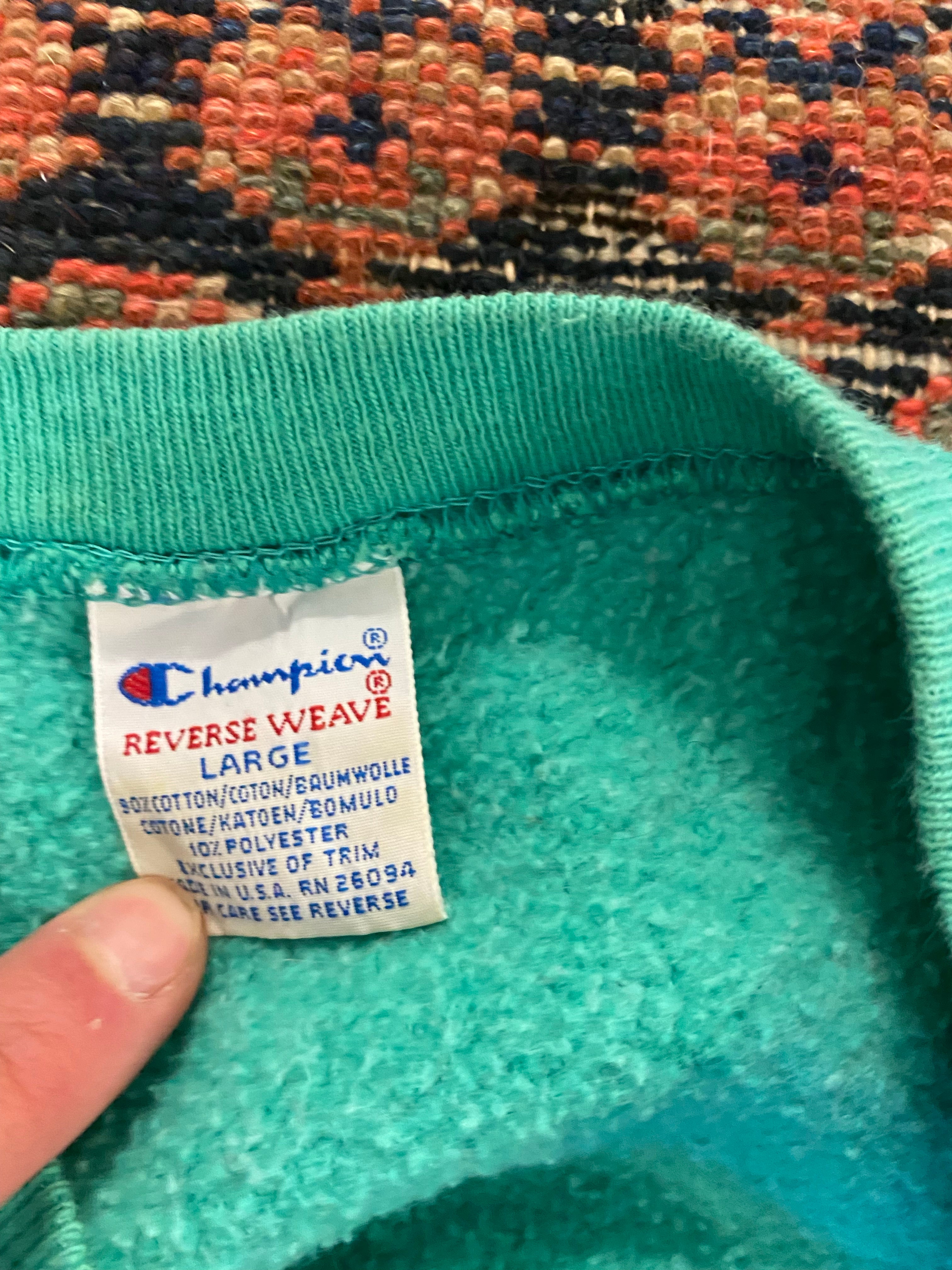 90s Made In USA Champion Crewneck - L