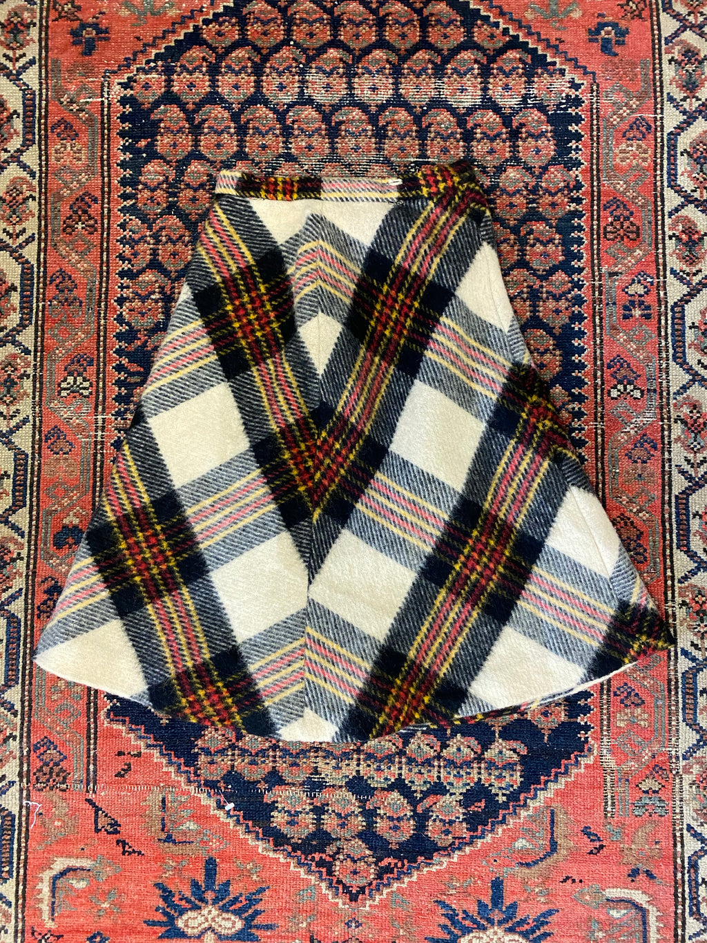 90s Long Wool Skirt - 24in