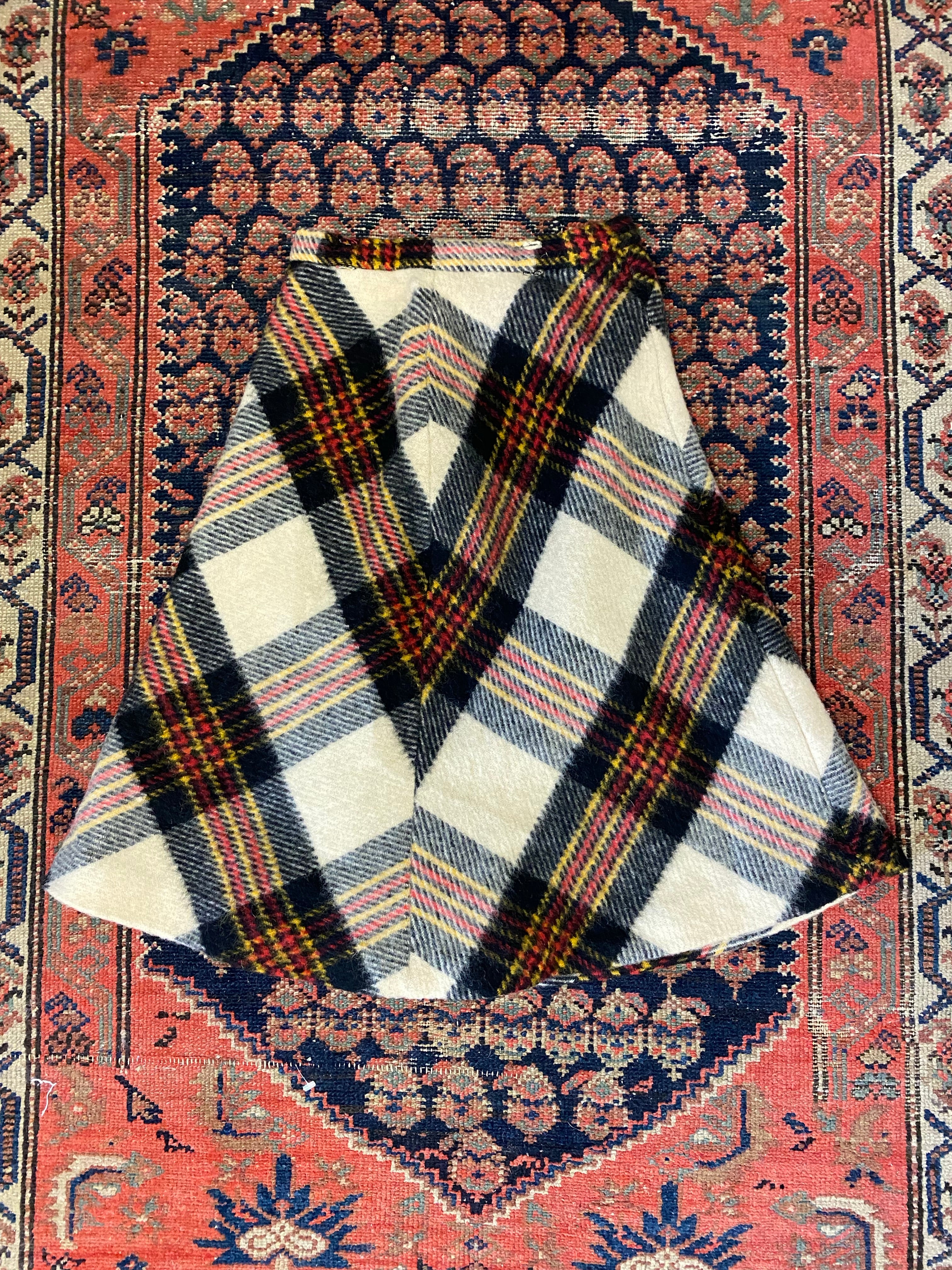 90s Long Wool Skirt - 24in