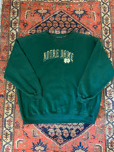 Load image into Gallery viewer, Vintage Embroidered Notre Dame Crewneck - L/XL