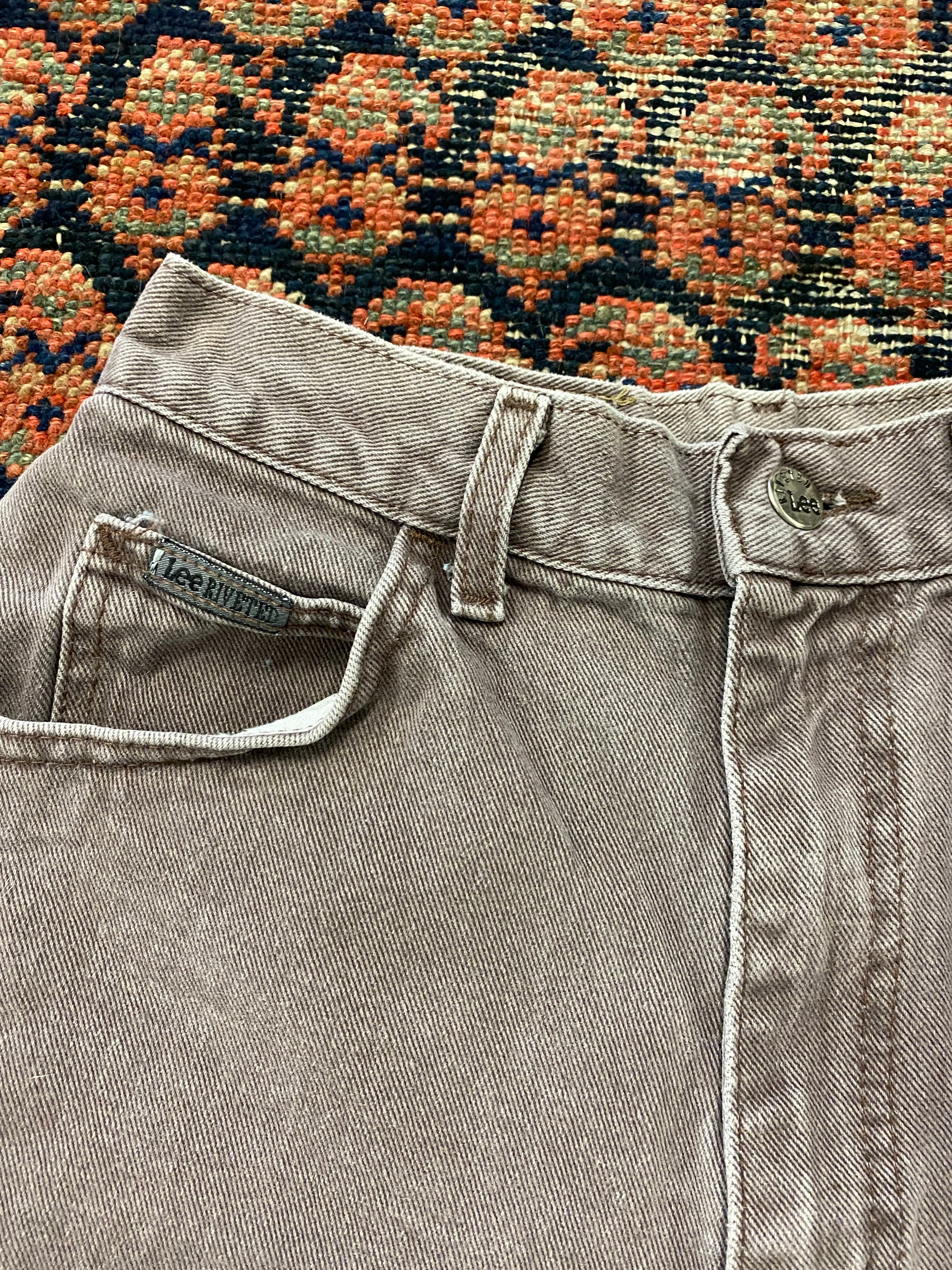 Vintage High Waisted Lee Denim Shorts - 26IN/W