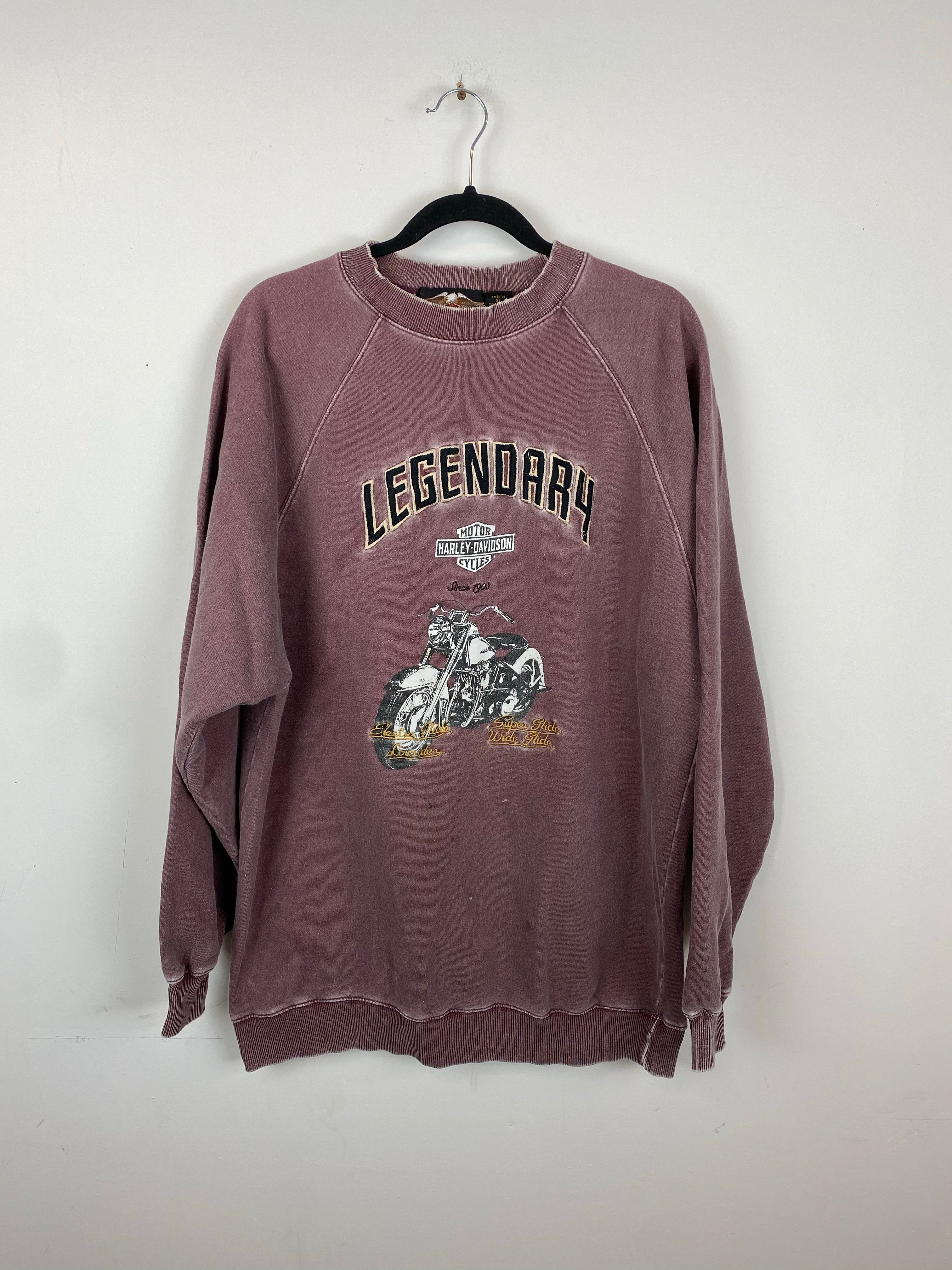 Vintage Oversized Harley Davidson crewneck