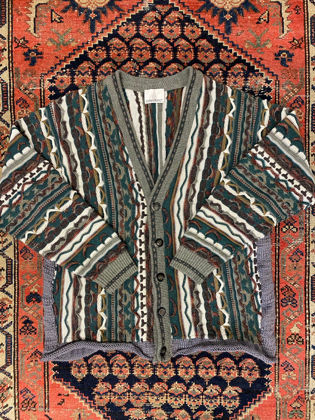 Vintage London Fog Cardigan - M
