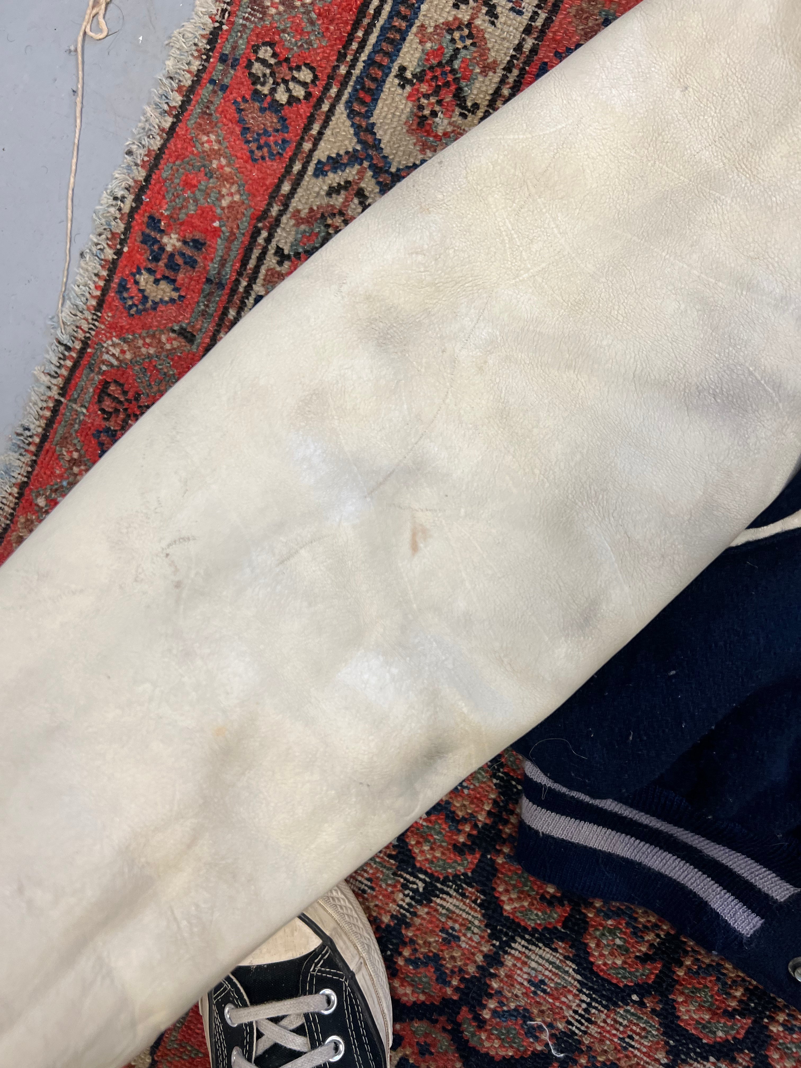 Vintage patched varsity jacket S/M