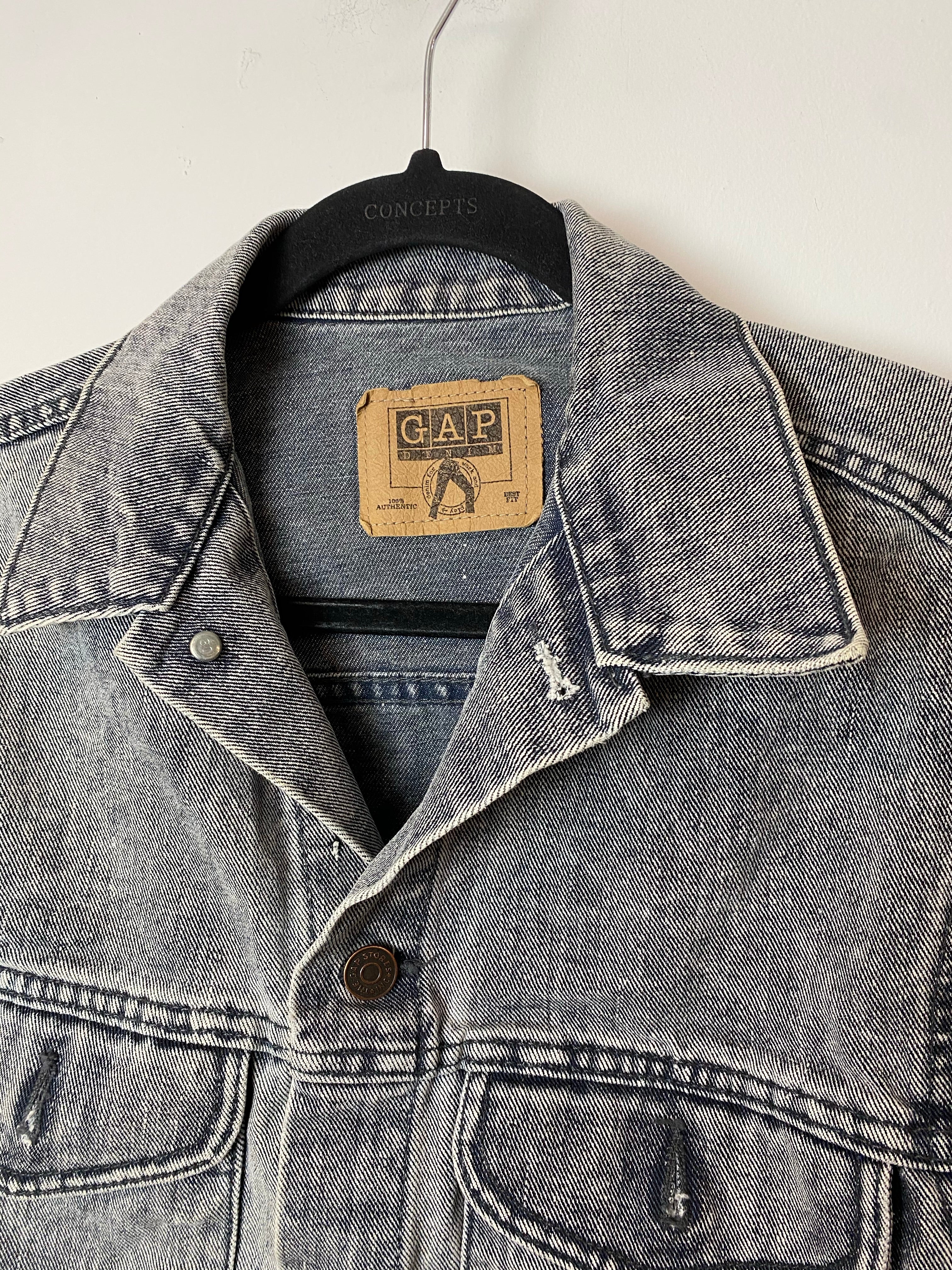 90s Stone Wash Gap Denim Jacket - Men’s XS