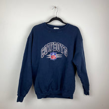 Load image into Gallery viewer, Embroidered cowboys crewneck