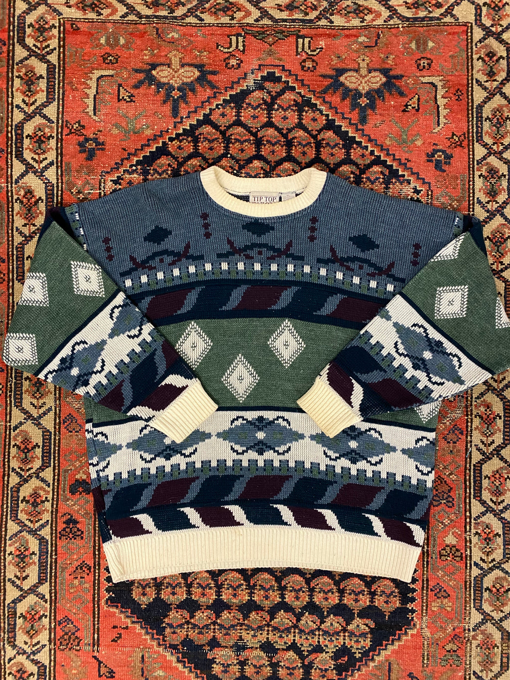 90s Knit Sweater - L