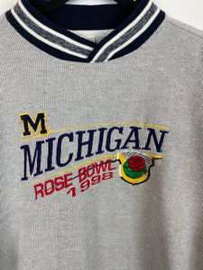 Embroidered Michigan Rose Bowel crewneck