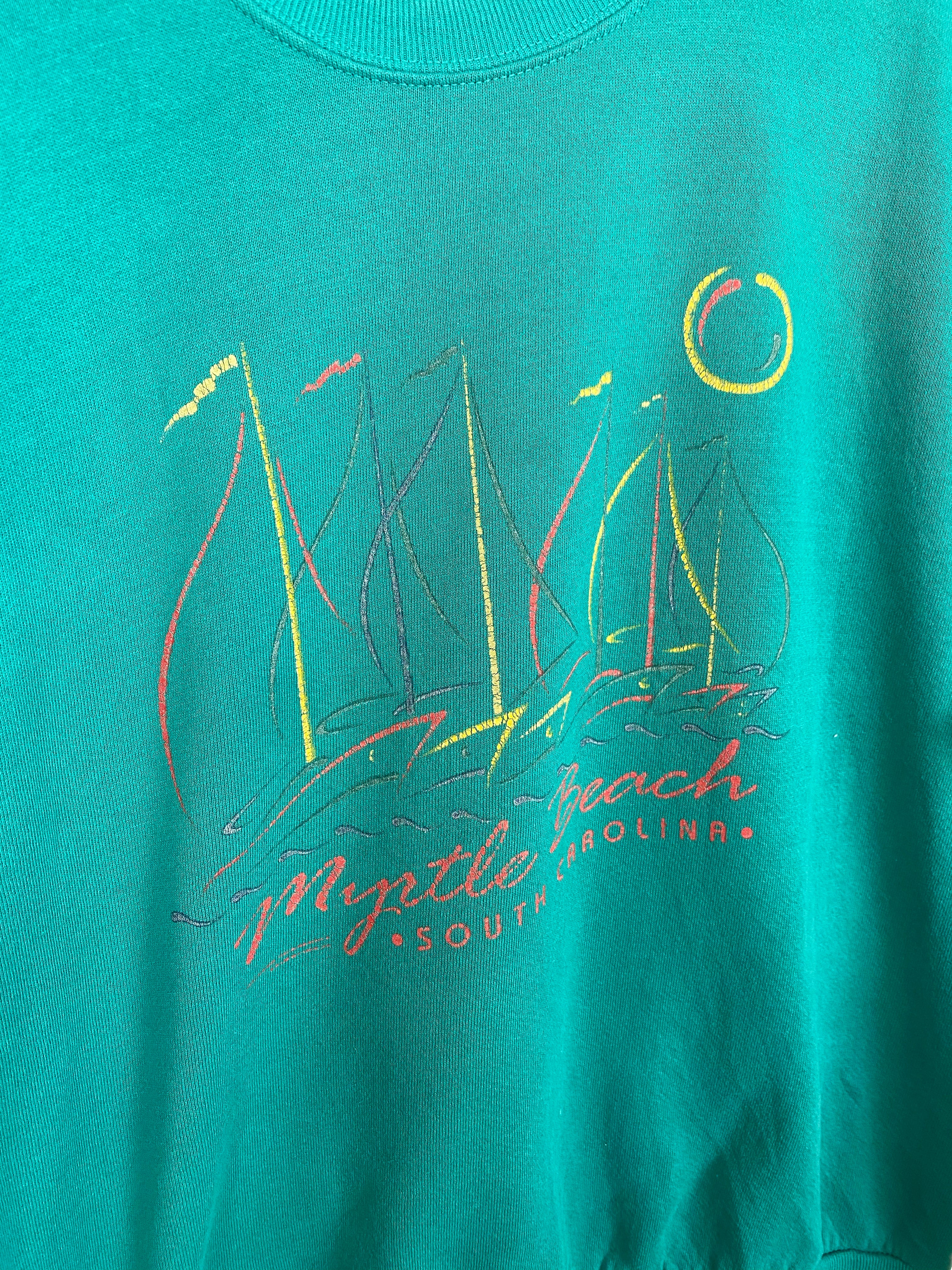 Vintage Myrtle Beach sailing crewneck