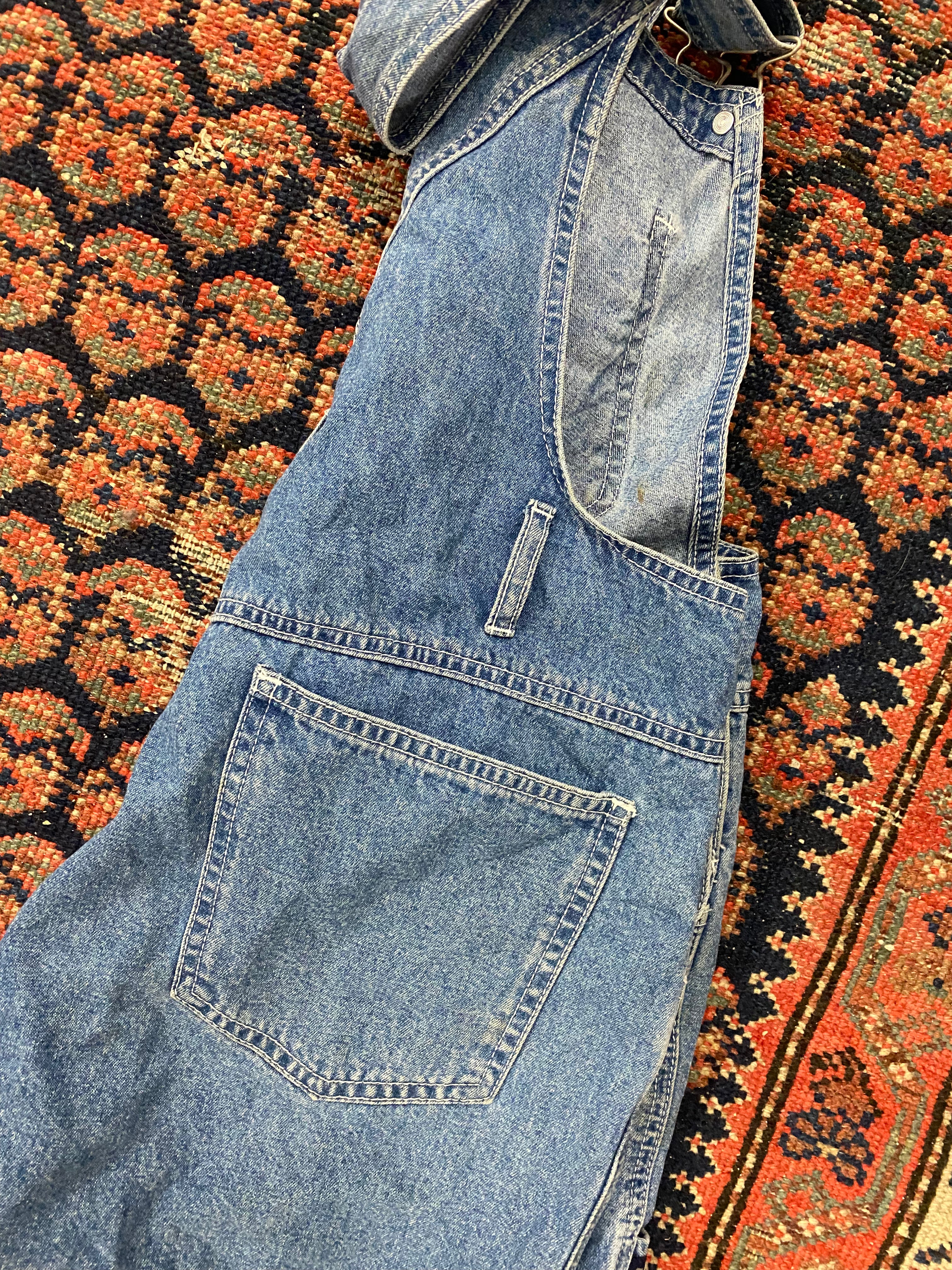 Vintage LA Blues ShortOveralls - 30IN/W