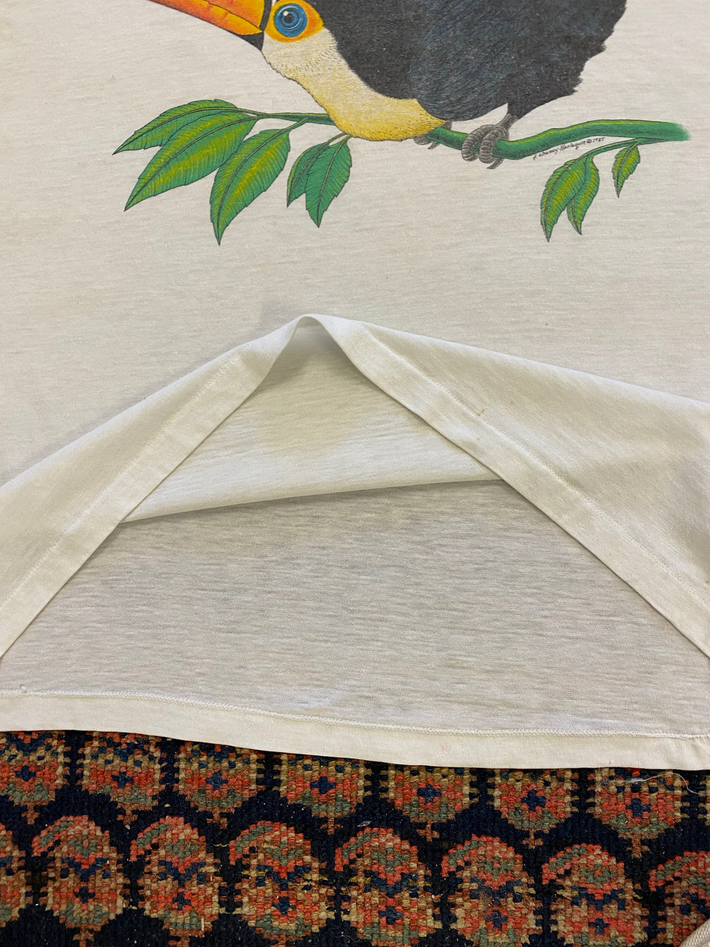 1985 Bahamas Parrot t shirt - Xs/S