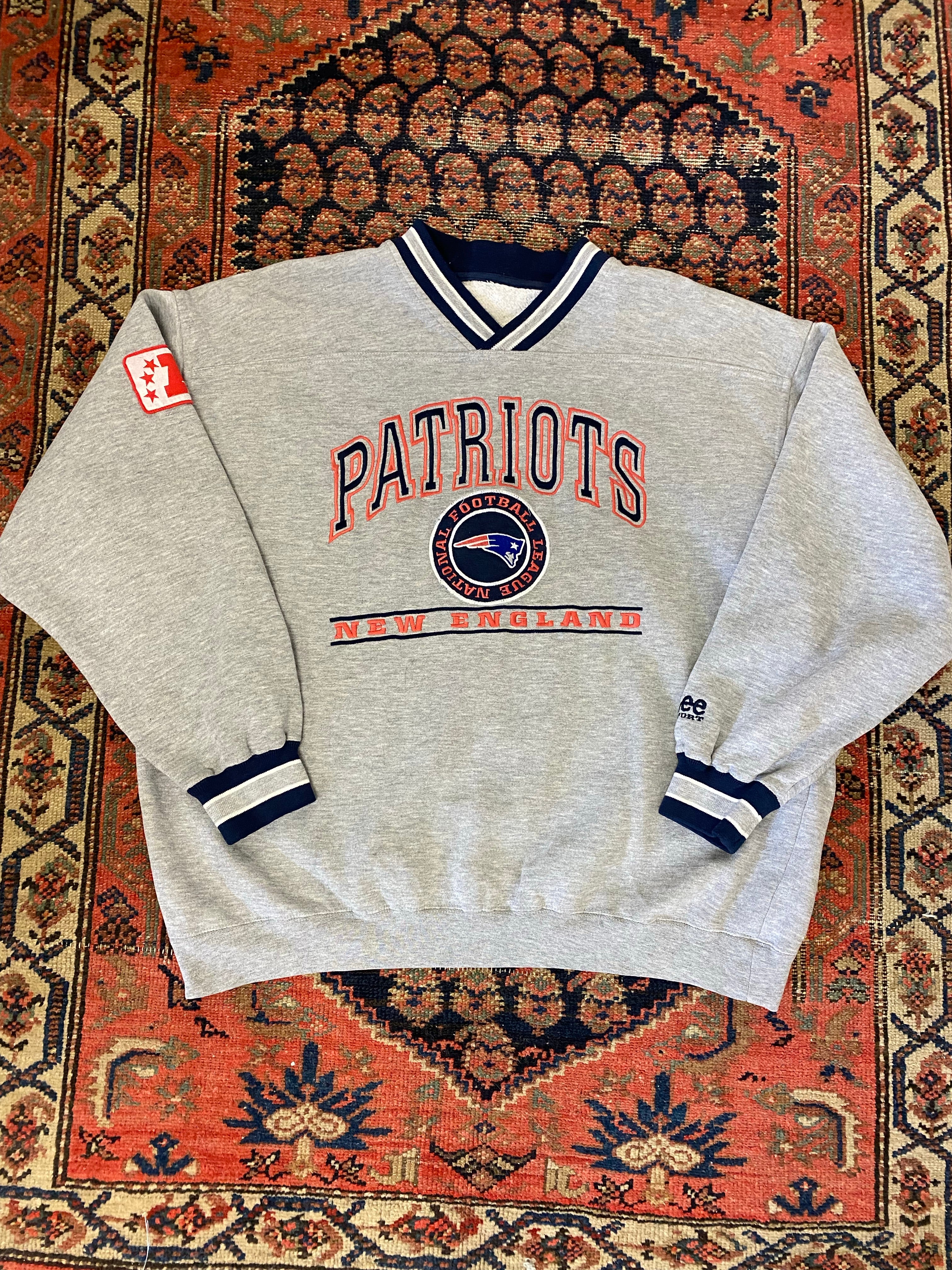 90s New England Patriots Crewneck - M
