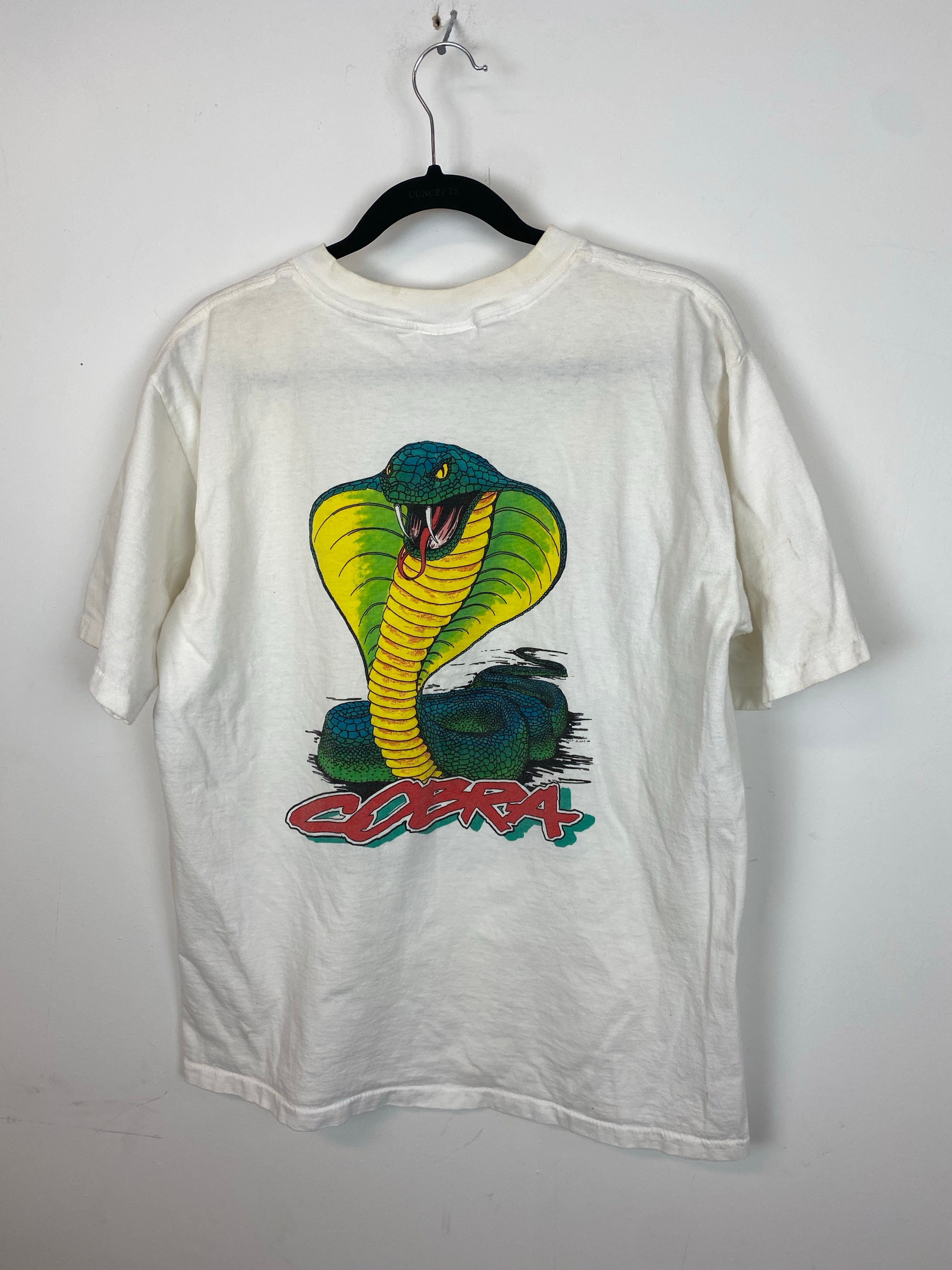 Vintage Front and Back Cobra T Shirt - S