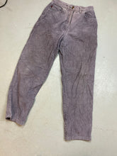 Load image into Gallery viewer, Vintage stone wash purple corduroy pants