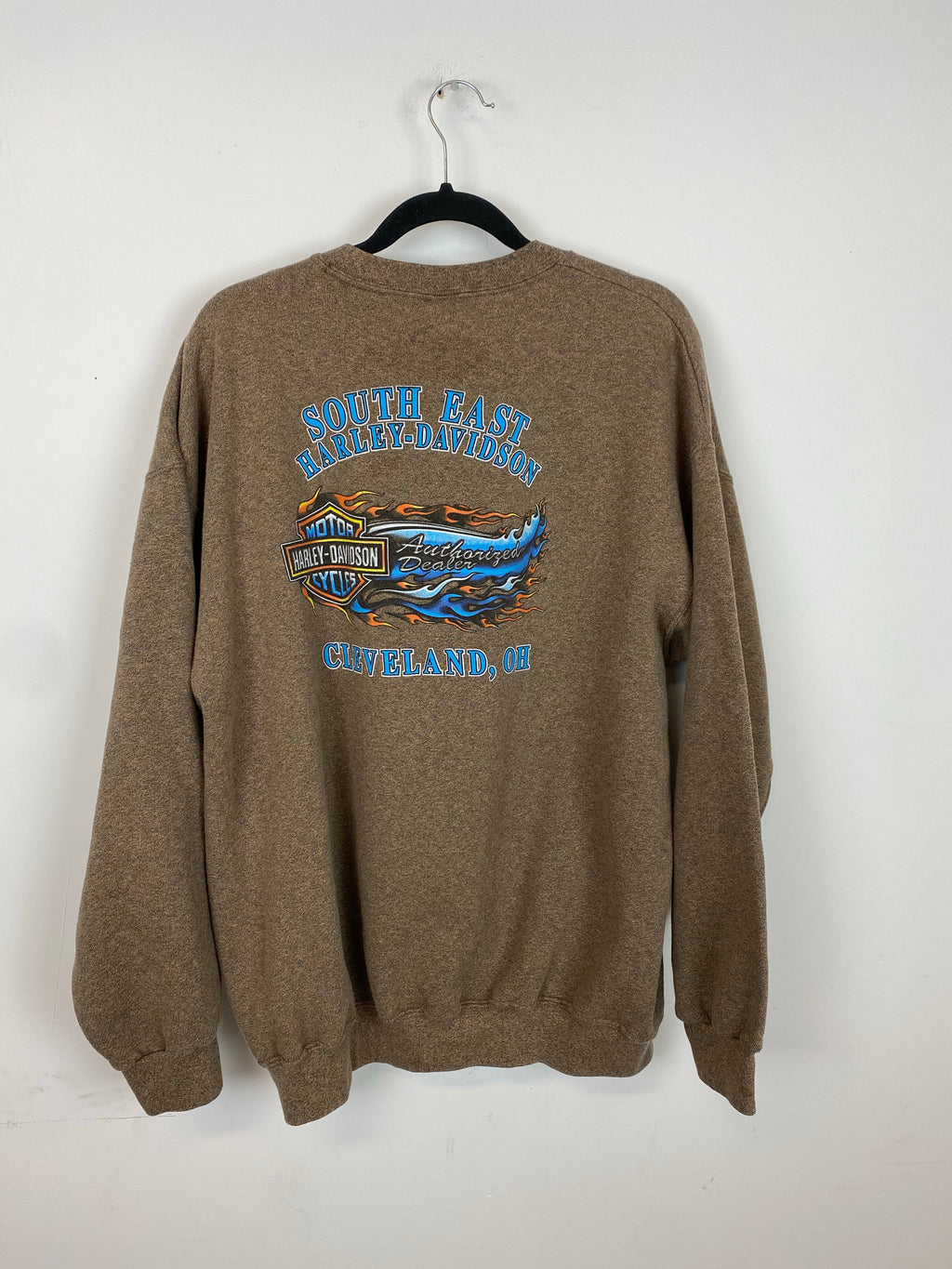 90s Front and back Harley Davidson crewneck - L