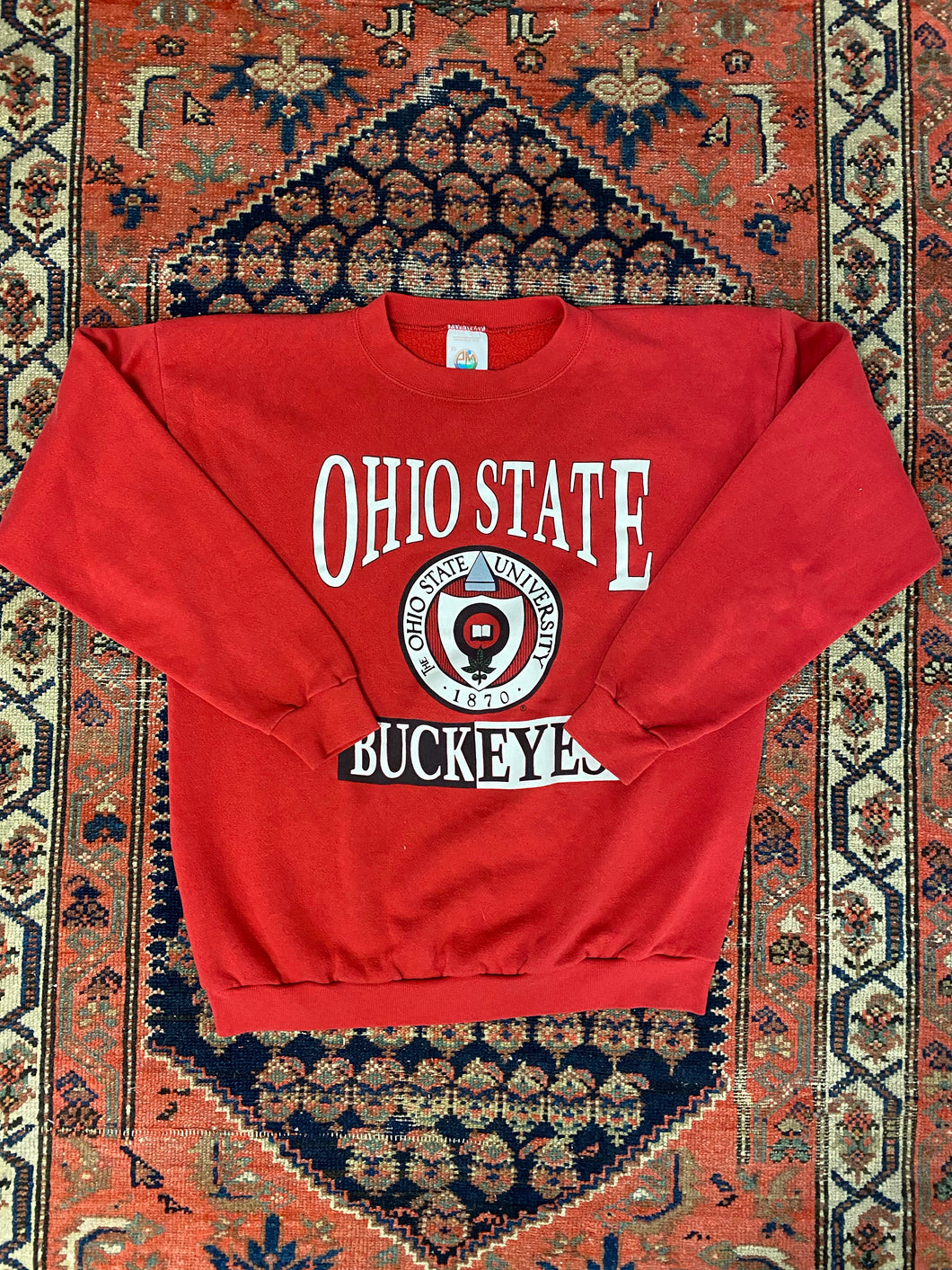 90s Ohio State University Crewneck - M