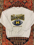 1997 Michigan Crewneck - L