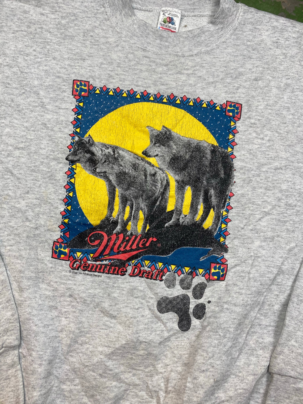 Vintage Miller draft crewneck