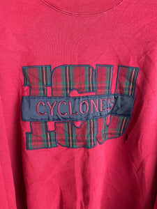 Embroidered cyclones crewneck
