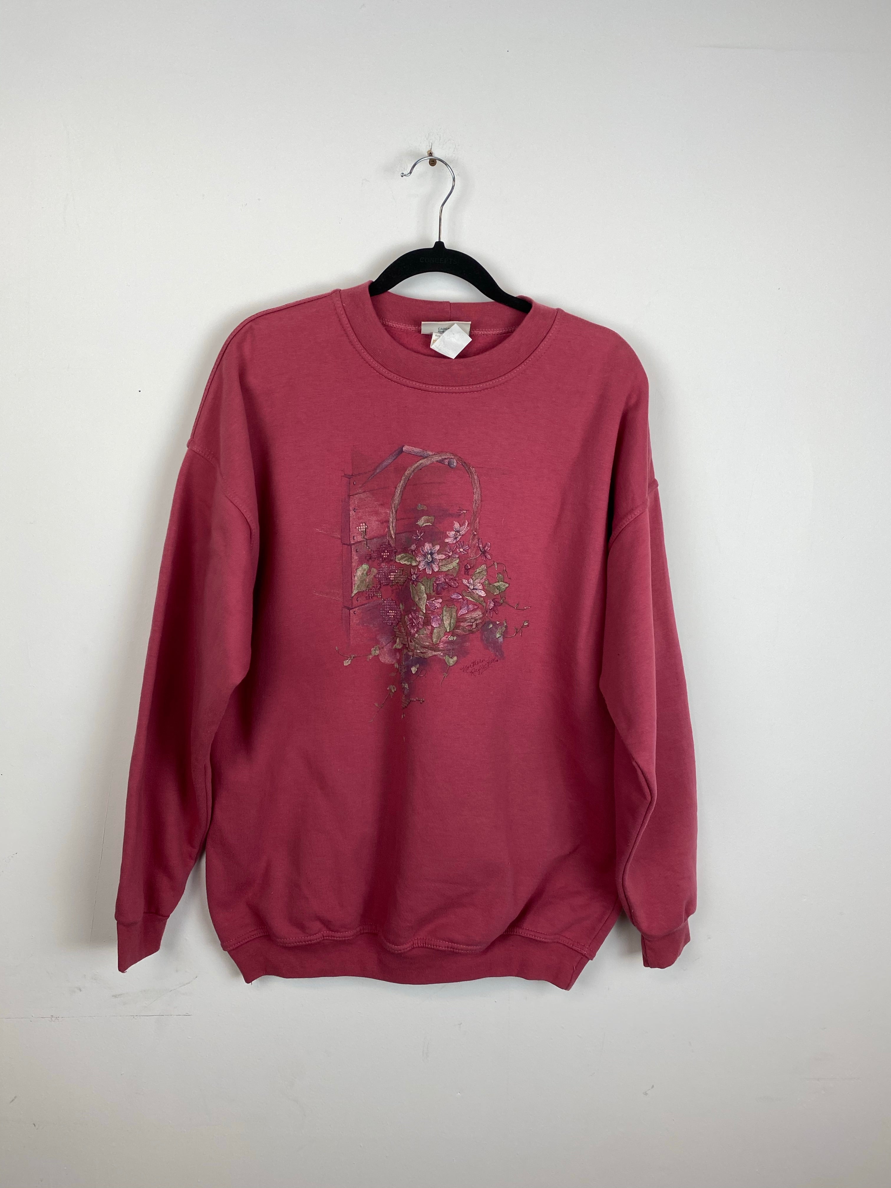 Vintage floral crewneck