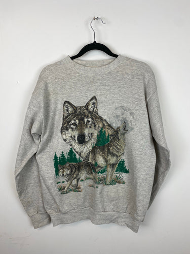 90s Wolf crewneck - XS