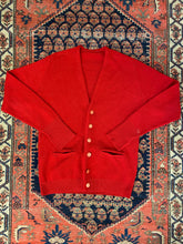 Load image into Gallery viewer, 90s Red Cardigan - S