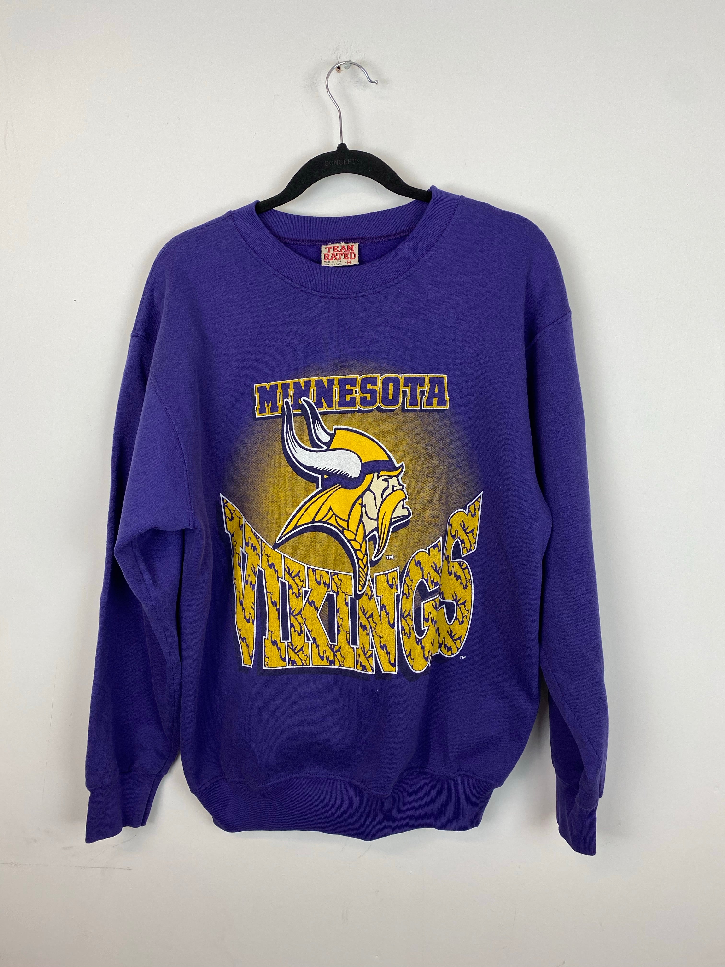 90s Minnesota Vikings crewneck - M