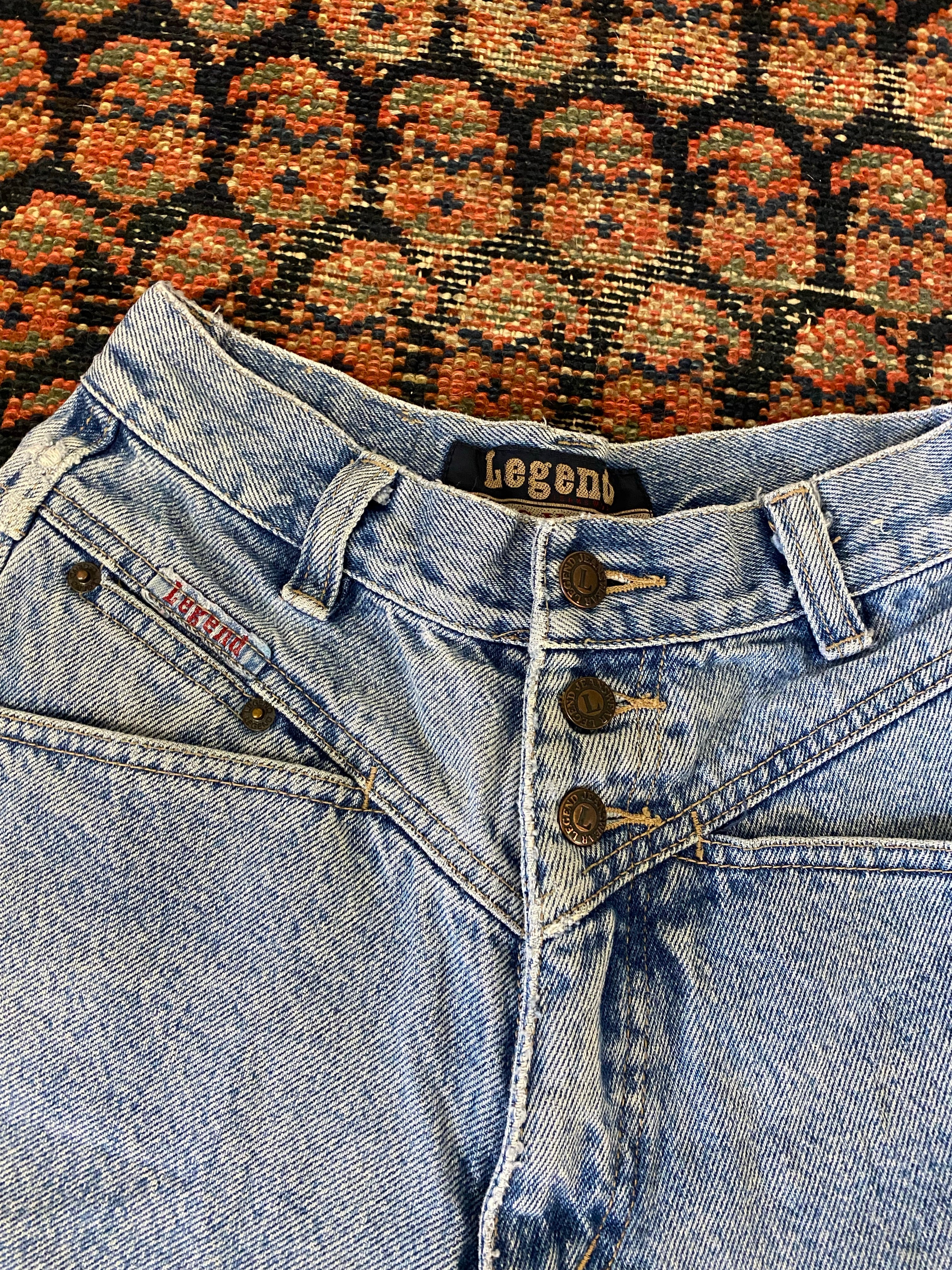 90s high Waisted Legend Denim Shorts - 23in