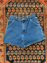 Load image into Gallery viewer, Vintage High Waisted Denim Carpenter Shorts - 27IN/W
