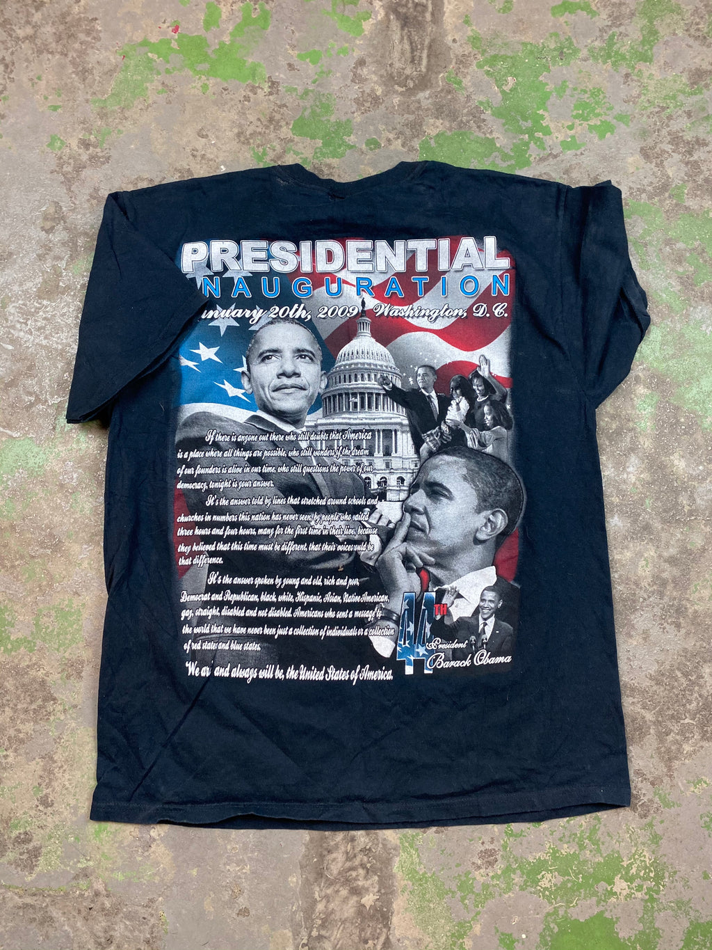 Front and back Obama t shirt