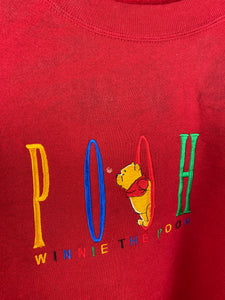 Embroidered Pooh crewneck