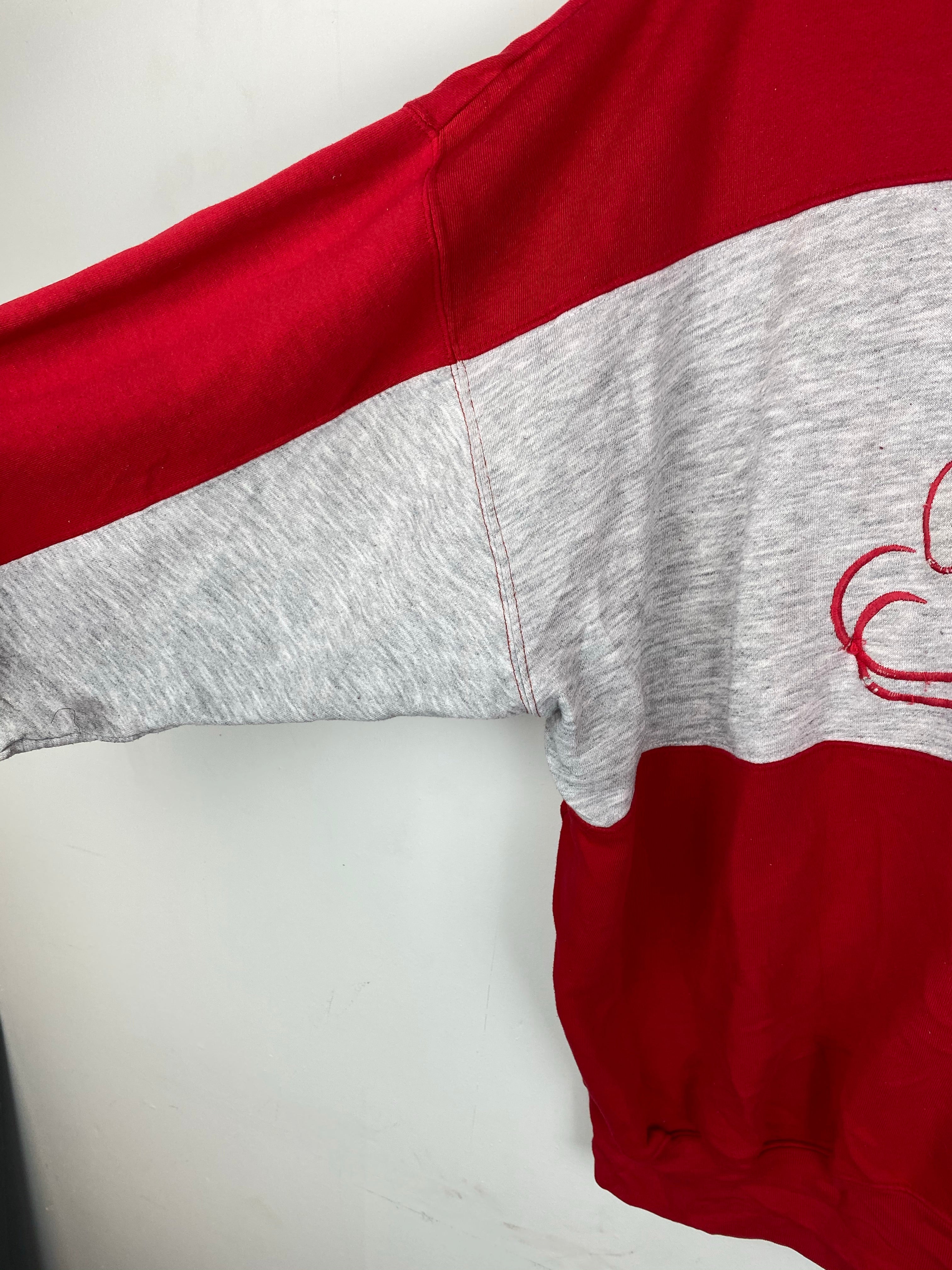 Colour blocked Ohio State Buckeyes crewneck