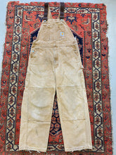 Load image into Gallery viewer, Vintage faded Carhartt overalls - M/L