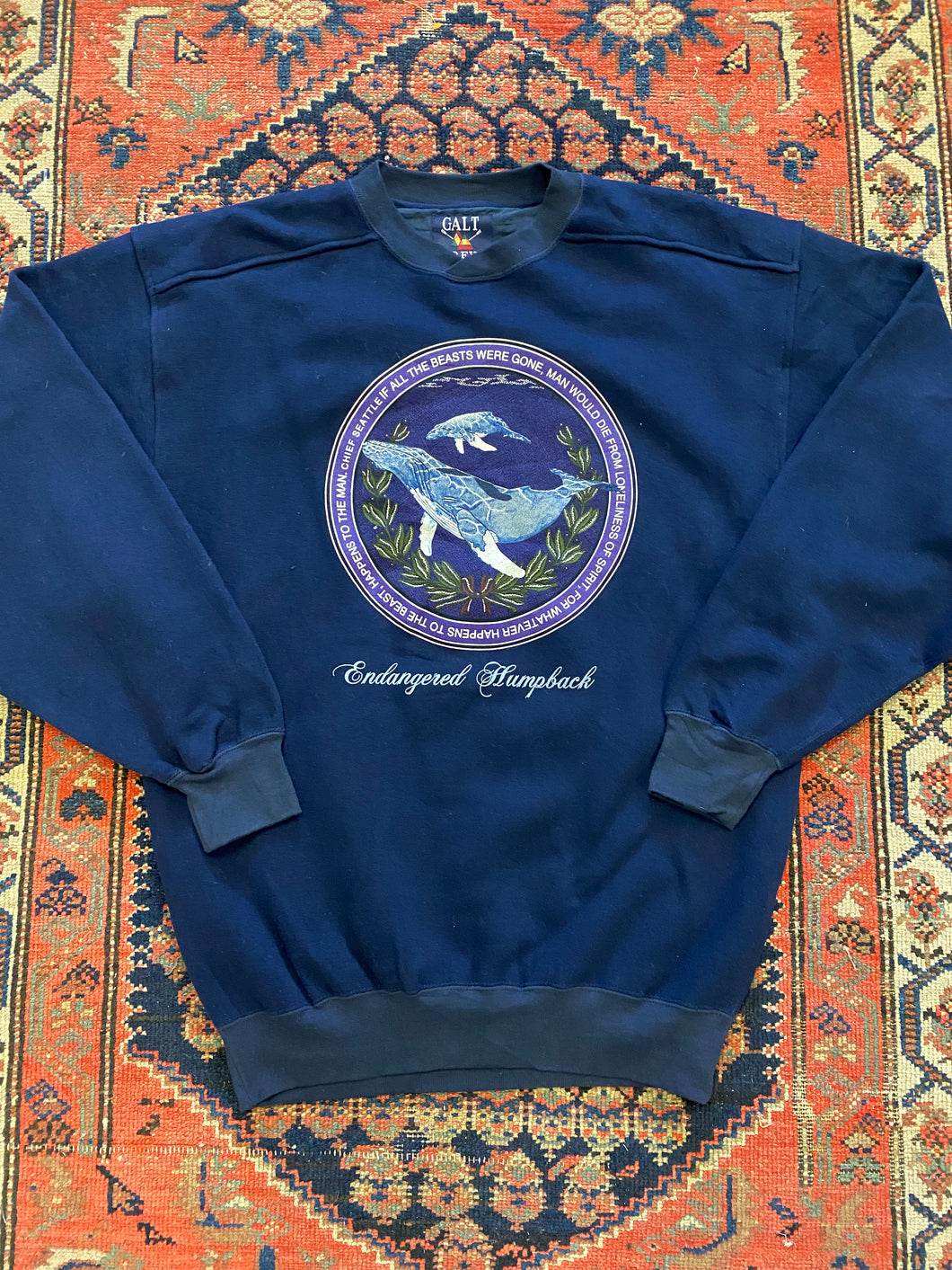 Vintage Endangered Humpback Crewneck - XL