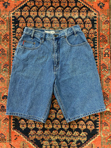 Vintage High Waisted Bungle Boy Denim Shorts - 28IN/W